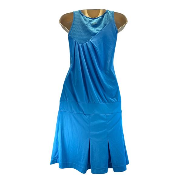 Adidas Performance Ana Ivonavic Adilibria Blue Tennis Dress women sz S - Picture 5 of 8